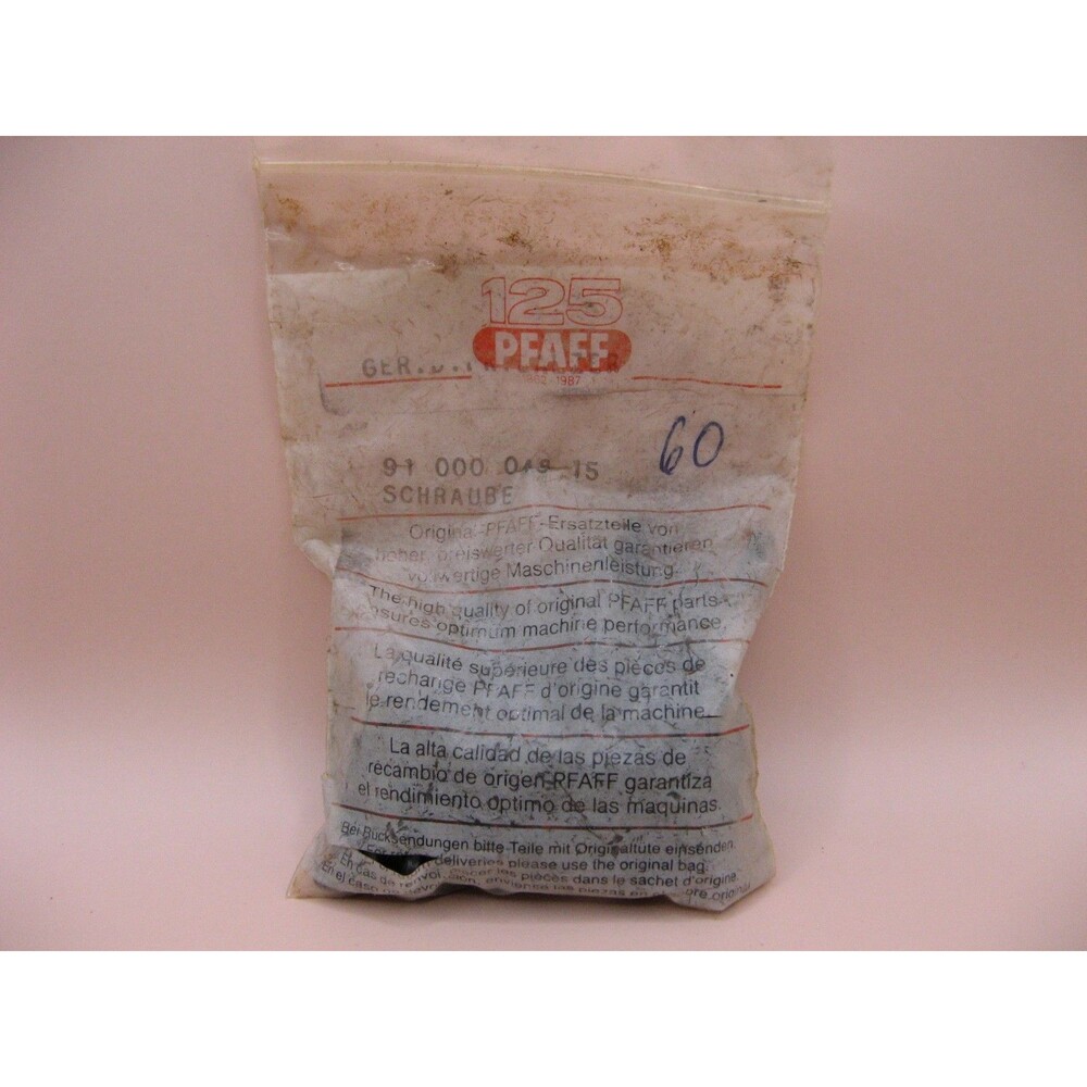 Bag of 50+ Pfaff Germany 91 000 048 15 Sewing Machine Screws UNUSED